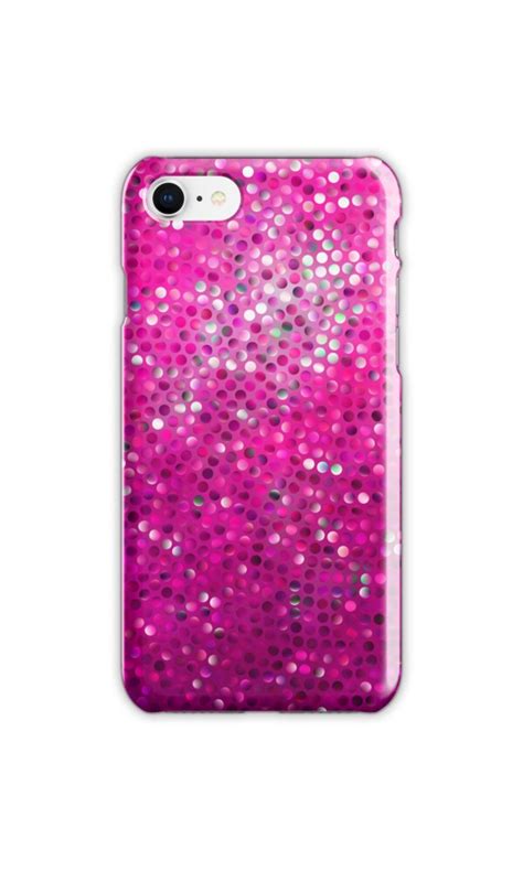 Pink Glitter Pattern Texture Iphone Cases And Skins By Artonwear