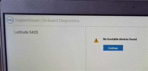 No Bootable Devices Found Error Dell Latitude DELL Technologies