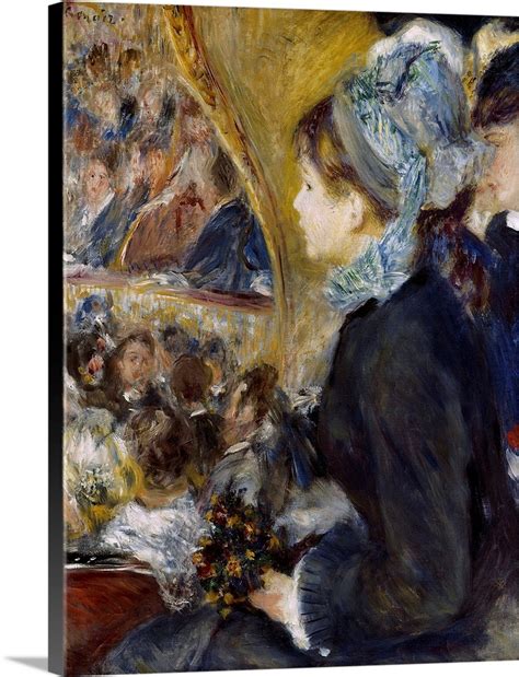 At The Theatre 1876 By French Impressionist Pierre