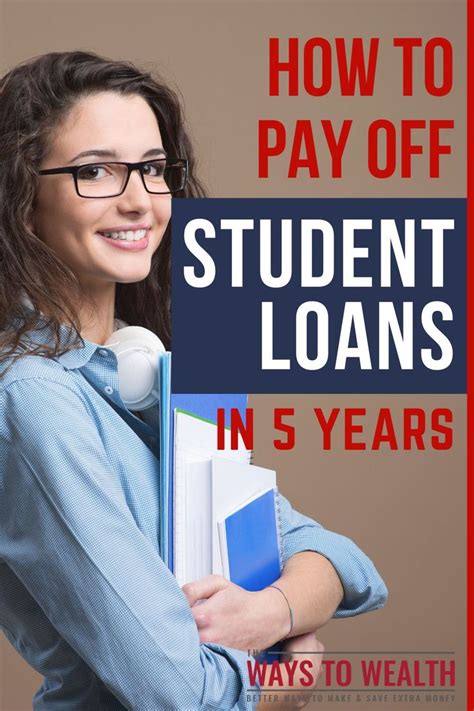How To Pay Off Your Student Loans In Five Years Student Loans Paying