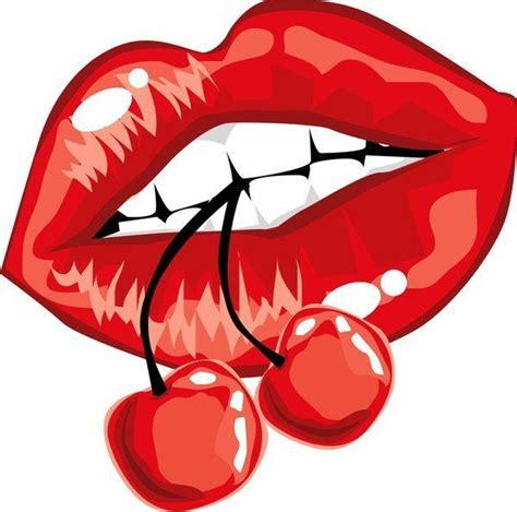 Hot Pics Pop Art Lips Art Cherry Tattoos