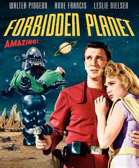 Forbidden Planet Poster Classic Sci Fi Classic Films Film Science Fiction Robby The Robot