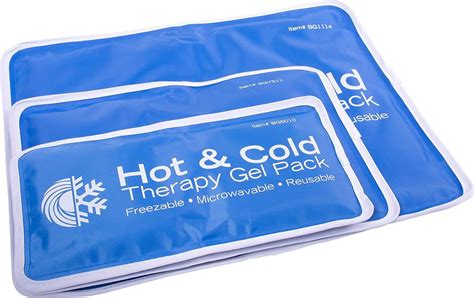 Medium Cold Therapy Pad Reusable Gel Ice Pack Pain Relief Sport Back