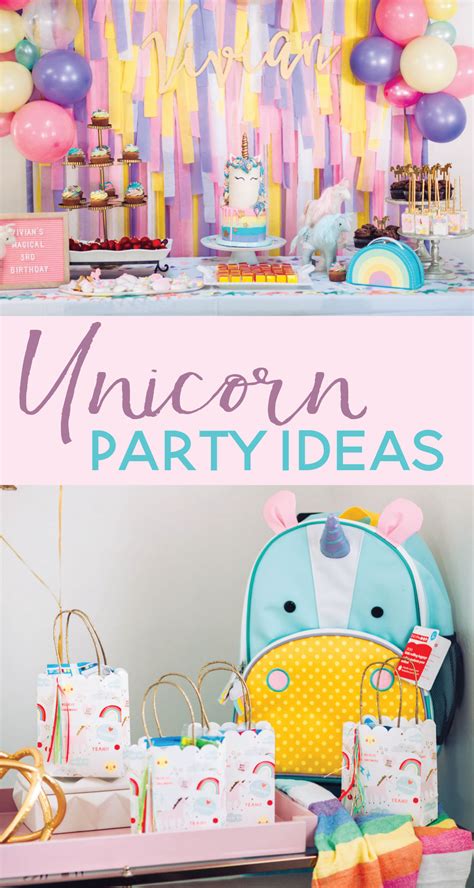 20 Unicorn Birthday Party Ideas