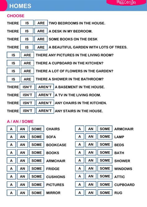 there is there are interactive worksheet