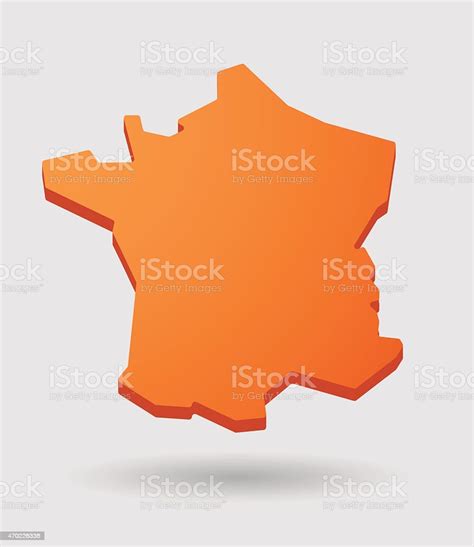 Orange France Map Icon Stock Illustration Download Image Now France