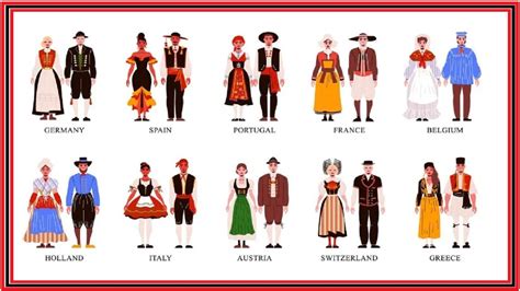 National Dress Of Europe Countries European National Dresses Youtube