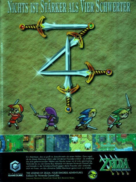 The Legend Of Zelda Four Swords Adventures2004 Scan From