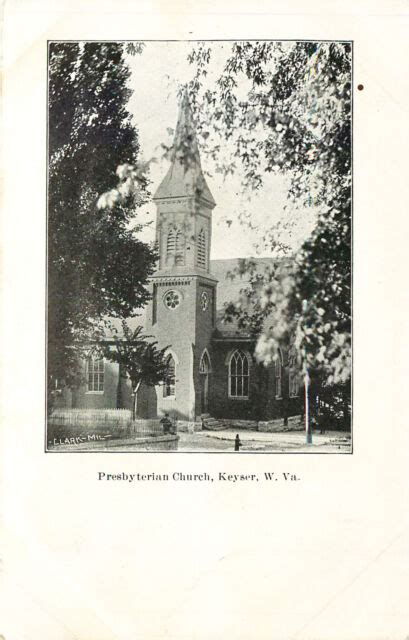 Keyser West Virginia C 1905 Presbyterian Church Vintage Postcard Ebay