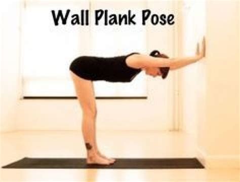 Wall Plank Pose This Is More My Speed Lowerbackpain Plank Pose
