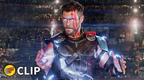 Thor Vs Hulk Fight Scene Thor Ragnarok 2017 Imax Movie Clip Hd 4k