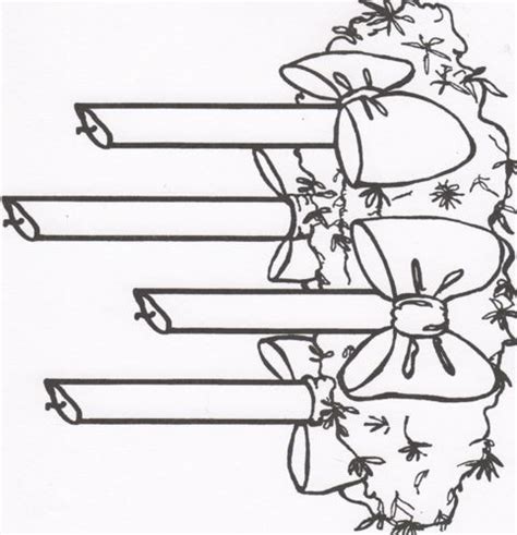 How about a simple way to relax for a few minutes…or an hour? Advent Wreath for children to color. | Advent wreath ...
