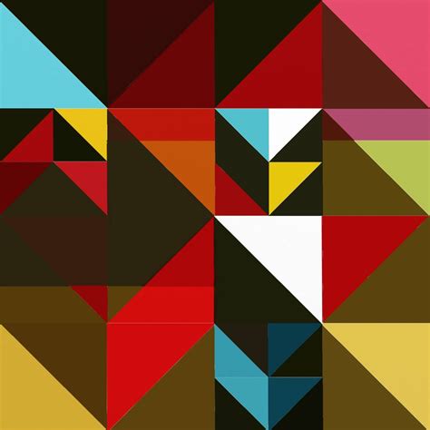 Geometric Abstraction By Rabi Roy Painting Digital Art Limited