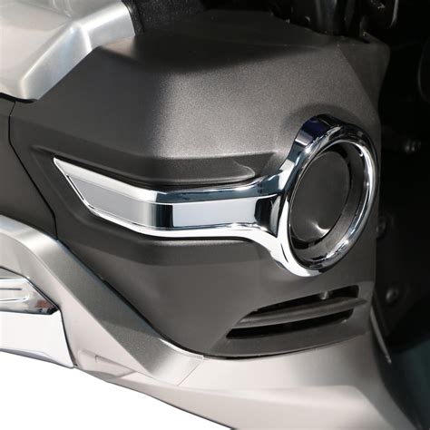 Hat and glasses with moustache double rings. Foglight trim ring,chrome