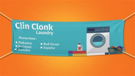 Daftar Desain Spanduk Laundry Yang Memikat Pelanggan IFY Copy