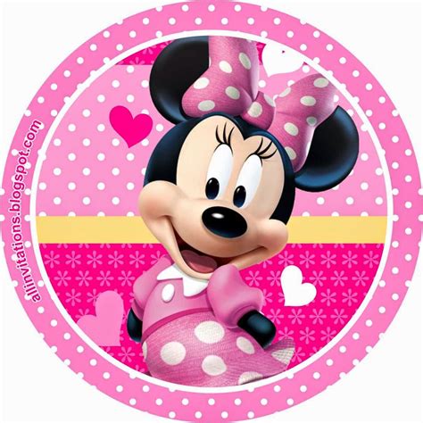 Kit Imprimible Minnie Mouse Imagenes Minnie Etiquetas Minnie Imprimibles Minnie