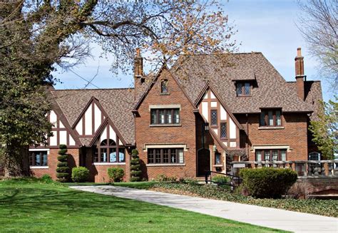 Characterized by steeply pitched roofs, half timber framing and brick or stone walls, tudor homes are one of the most distinguishable architectural styles. 30 Tudor Style Homes & Mansions (Historic and Contemporary ...
