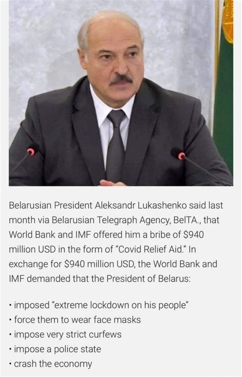 Belarusian President Aleksandr Lukashenko Said Last Month Via