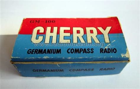 Cherry Germanium Compass Radio Gm 100 Crystal Unknown Custom