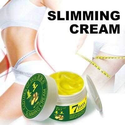 30g 7 Days Ginger Slimming Massage Cream Weight Loss Fat Burning Anti