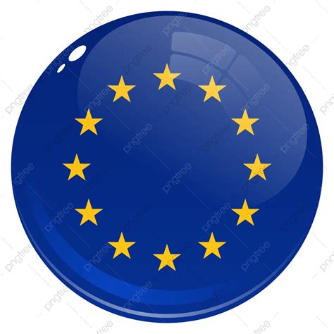 European Union Clipart Hd Png Round Country Flag European Union Round