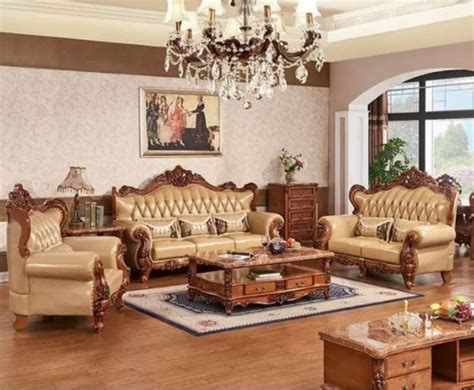 Buy Carved Sofa Set In Delhi Skf Decor