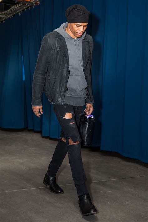 The kate moss of basketball, according to a rarified few; The Russell Westbrook Look Book Photos | GQ