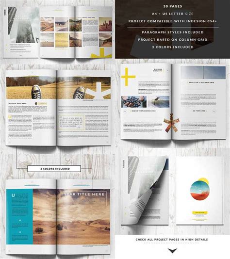 30 Magazine Templates With Creative Print Layout Designs Pertaining To