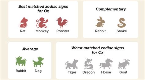 Chinese Zodiac Compatibility With Ox Ox Compatibility With 12 Chinese