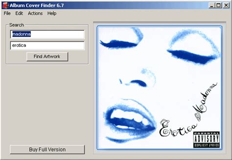 Album Cover Finder 6.7 - program do wyszukiwania okładek płyt muzycznych