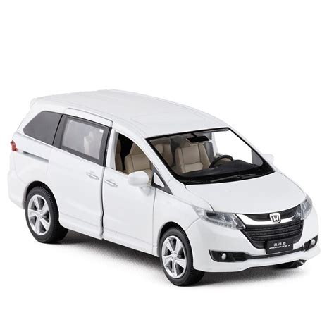 Jackiekim 132 Honda Odyssey Acousto Optic Pull Back Toys Diecast Model