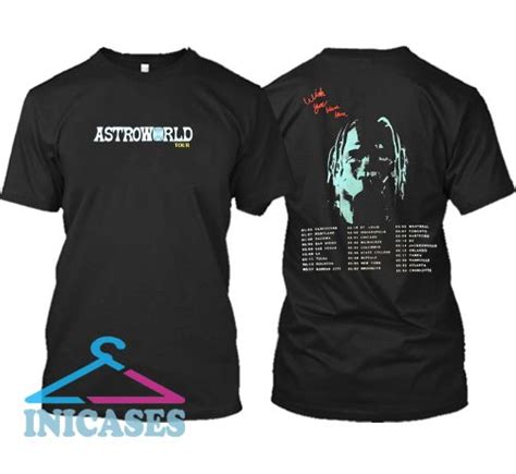 Travis Scott Astroworld Tour T Shirt