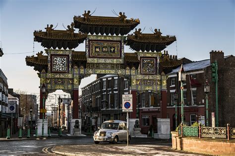 The Chinatown Arch On Nelson Street Free Stock Photo Public Domain