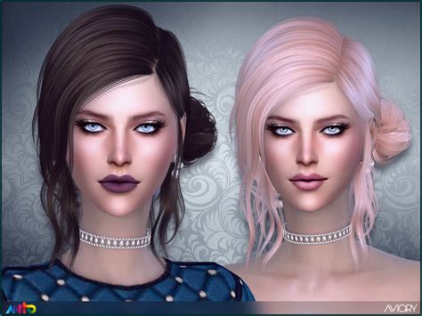 Sims 4 Hairs The Sims Resource Aviary Hair By Anto