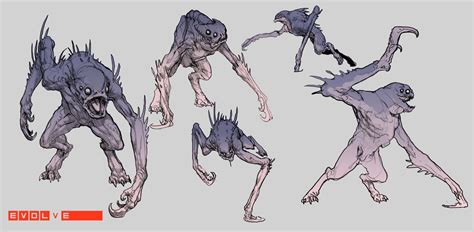 ArtStation Evolve Wild Life Stephen Oakley Evolve Monster Creature Art Concept Art Characters