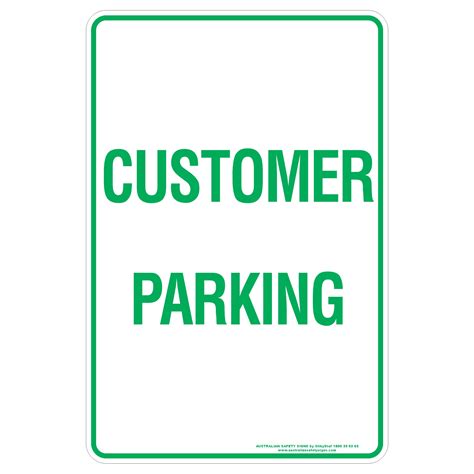 Customer Parking Discount Safety Signs New Zealand