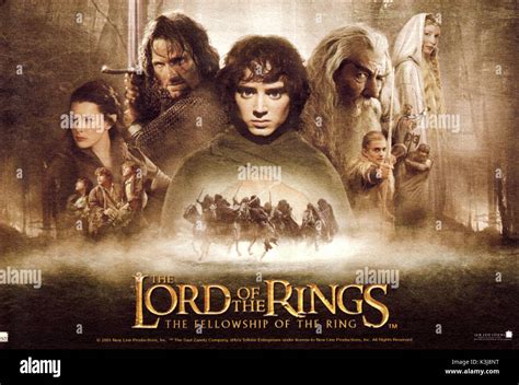 The Lord Of The Rings The Fellowship Of The Ring Date 2001 Stock