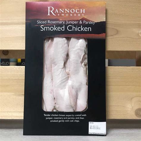 Rannoch Smokery Sliced Rosemary Juniper And Parsley Smoked Chicken 145g