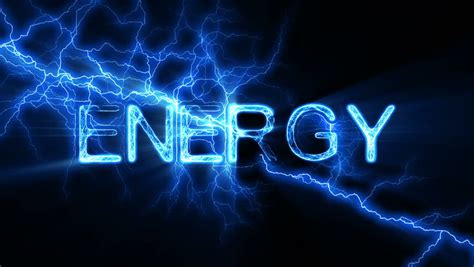 Energy Word Text Animation With Stock Footage Video 100 Royalty Free