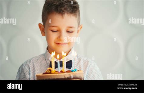 Blowing Out Candles Birthday Cake Boy Stock Videos And Footage Hd And