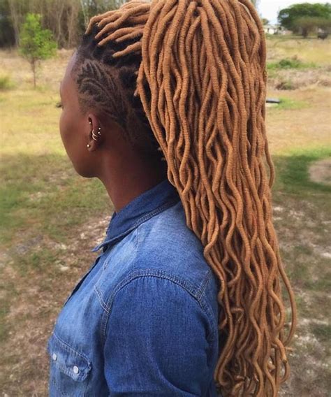 20 playful ways to wear yarn dreads yarn dreads braids with shaved sides hair styles