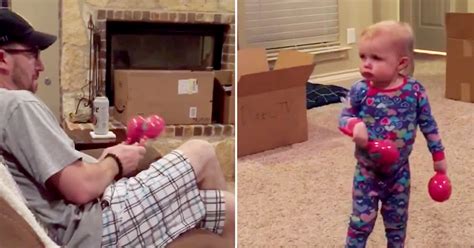 watch this sassy 2 year old shut down dad for playing maracas