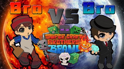 Bro Vs Bro New Series Super Craft Bros Minecraft Mini Game Youtube