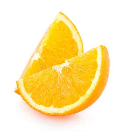 Two Orange Slices Stock Photo Image Of Eating Fruit 9020554