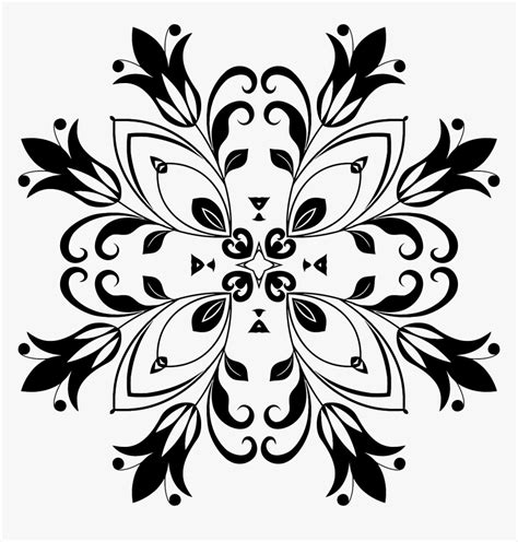 Mosque vectors photos and psd files free download. Flourishing Floral Design Big - Bunga Hitam Putih Png ...