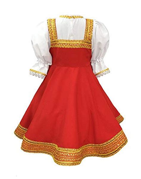 dress for dance with kokoshnik russian traditional folk etsy