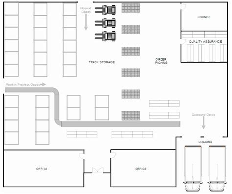 Powerpoint Floor Plan Template New Warehouse Layout Design Software