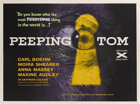 Peeping Tom Poster British Original Film Posters Online Collectibles Sotheby S