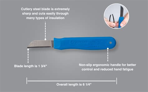 Jonard Industries Corp Kn 7 Ergonomic Cable Splicing Knife Amazonca