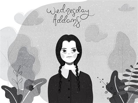 Wednesday Addams By Adriana Caycedo On Dribbble